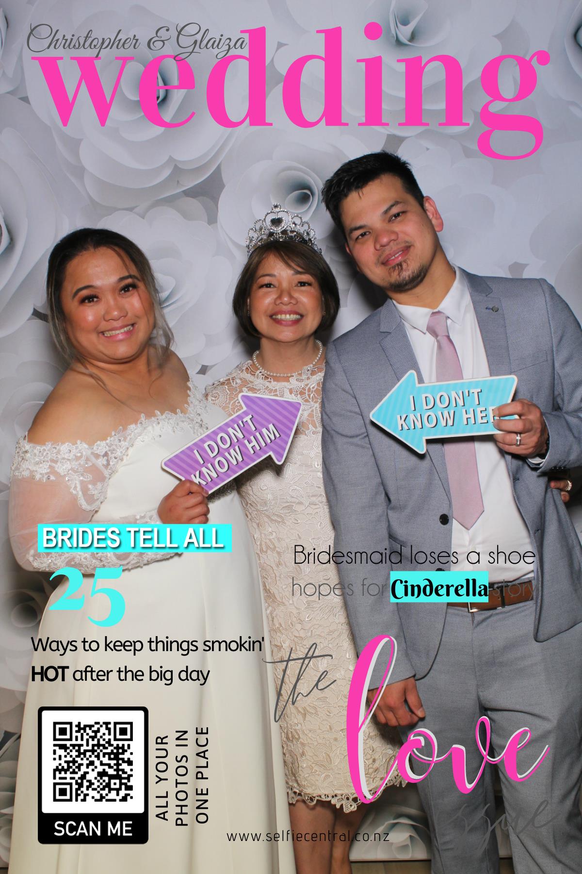 Christopher and Glaiza's Wedding | View more photos from the event at gallery.photobooth.co.nz/u/SelfieCentral/Christopher-and-Glaizas-Wedding